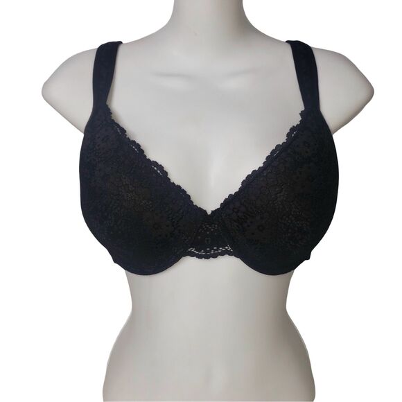 JESSICA SIMPSON Black Lace Underwire Bra Womens Size 38C - Picture 6 of 6